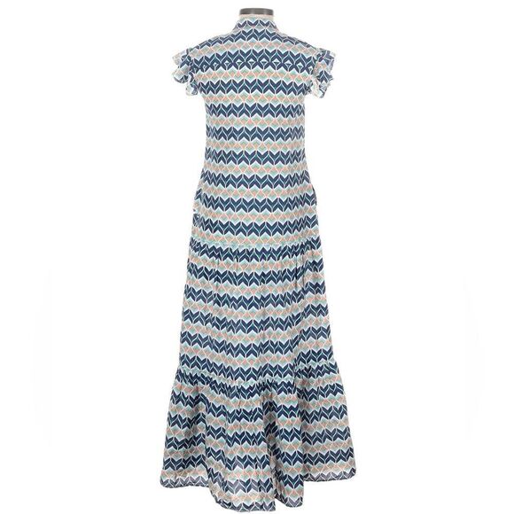 Paloma Blue ISABEL Maxi
Silk/Cotton Flutter Sleeve Dress
Size XS 🧡 - Picture 5 of 5